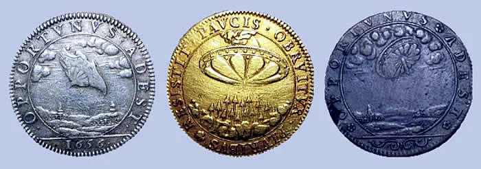 1680 French Jeton- With UFOs And Latin Inscription